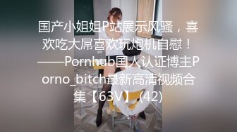 国产小姐姐P站展示风骚，喜欢吃大屌喜欢玩炮机自慰！——Pornhub国人认证博主Porno_bitch最新高清视频合集【63V】 (42)