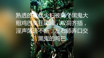 熟透的黑丝少妇被两个黑鬼大粗鸡巴疯狂蹂躏，双洞齐插，淫声荡语不断，左右舔弄口交黑鬼的鸡巴